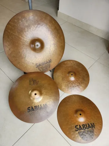 kit Pratos Sabian B8 Pro 14 16 20 ( ñ zildjian paiste orion turkish zeus diril krest )