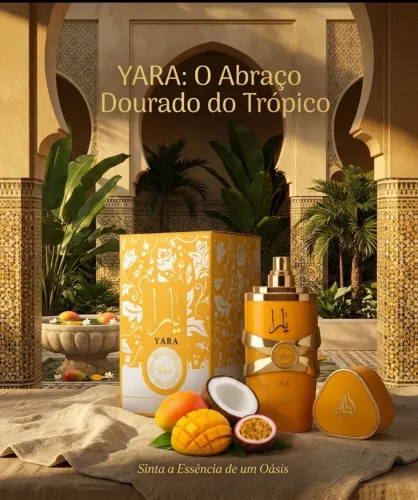 Perfume Yara Tous Lattafa Feminino 100ml Original Lacrado - Doce Baunilha por 189.90