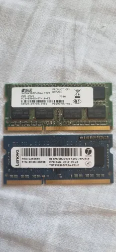 Memória ram DDR3 para notebook