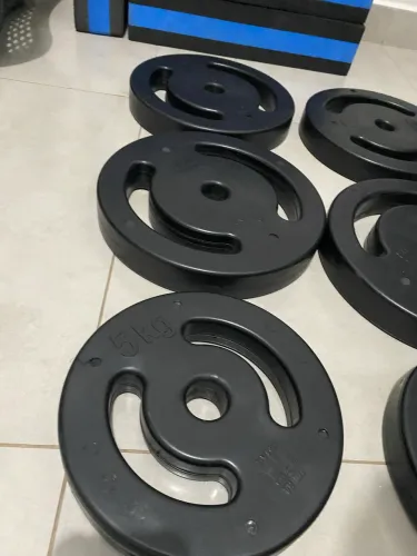 Anilhas injetadas academia 30kg