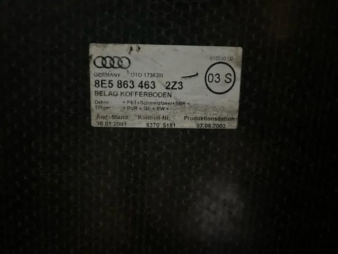 Tapete porta mala Audi A4