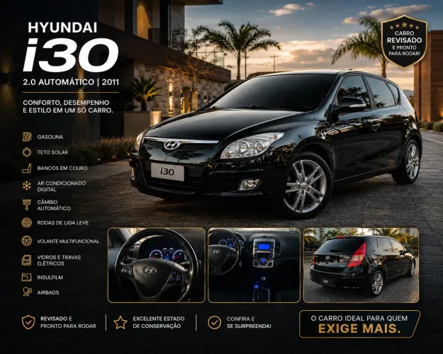 Hyundai I30 2.0 16V 145cv 5P Aut. 2011