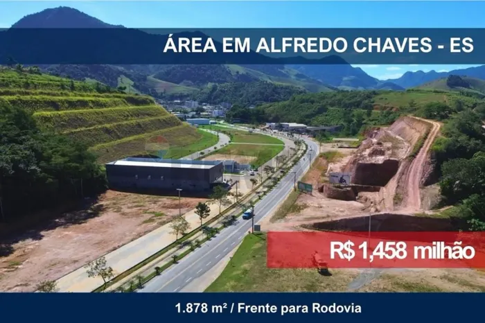 Lote em Alfredo Chaves - 1878 m² - Rodovia Lauro Ferreira Pinto