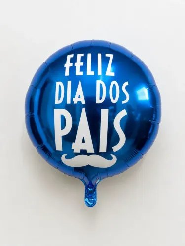 Balão metalizado Dia dos Pais 18 polegadas.