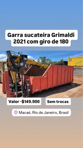 Garra sucateira Grimaldi 2021