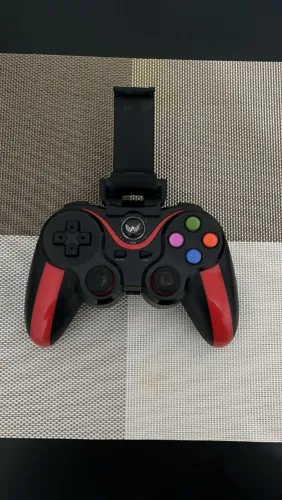 Controle Gamepad Bluetooth com Suporte para Celular