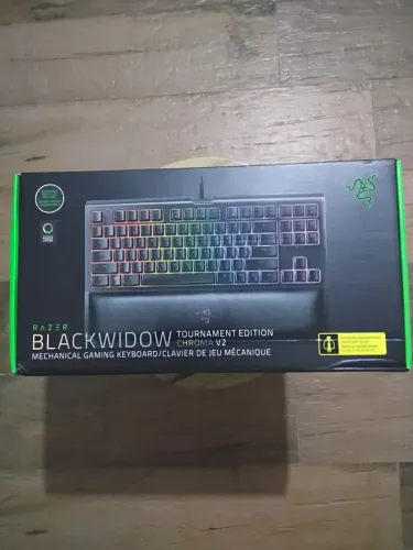 Teclado Mecânico Gamer Razer Blackwidow Tournament V2 - CAIXA LACRADA (NUNCA USADO)