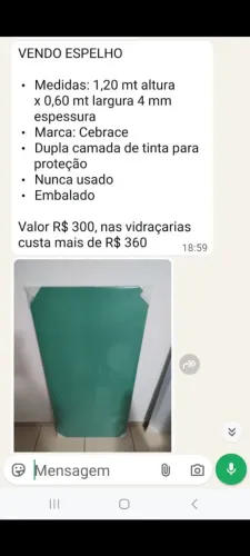 Espelho cebrace ..