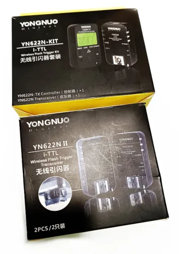 Kit Radio Flash Yongnuo Yn622 II i TTL NIKON USADO