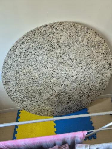Pedra de mármore redonda para mesa (tâmpo) Excelente peça 