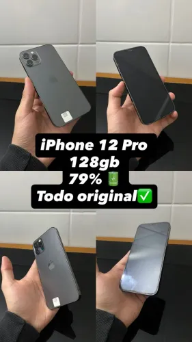IPHONE 12 PRO 128GB SAÚDE 79% (TODO ORIGINAL)