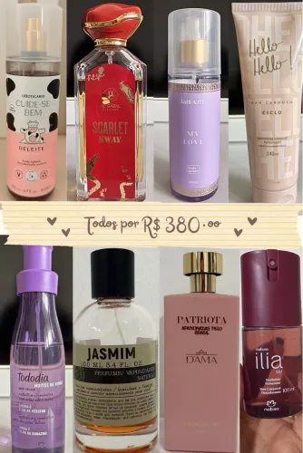 Perfumes e body splach 