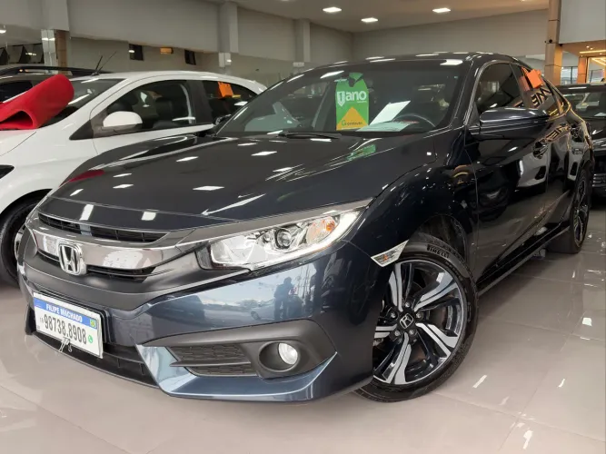 Honda civic ex 2019 - azul exclusivo - lindo 