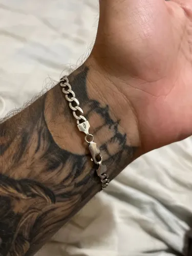 Corrente de prata prata fina 