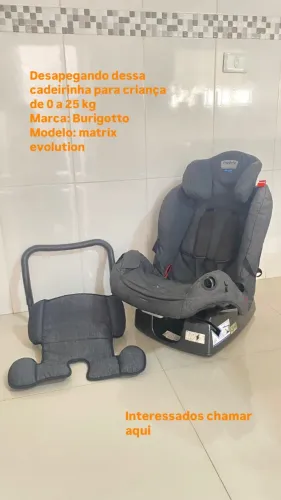 Vendo essa cadeirinha para carro da marca Burigotto, modelo matrix,