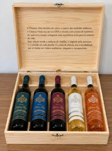 Vinhos Clarendelle Kit 5gf Caixa de Madeira