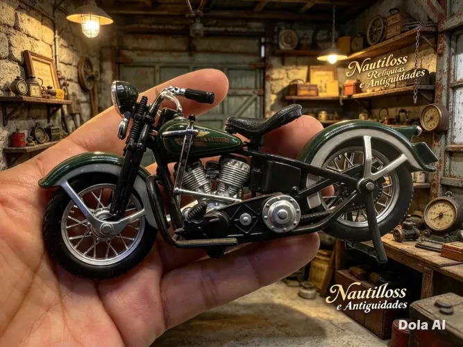 Miniatura Harly Davidson escala 1.18