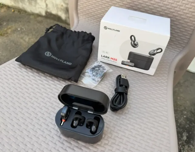 MICROFONE HOLLYLAND LARK M2S Wireless Lavalier Microphone