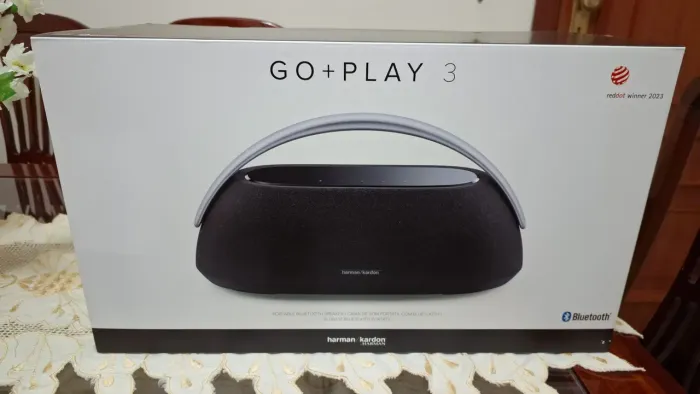 Caixa de Som Harman Kardon Go + Play 3, 160W, Bluetooth 5.2
