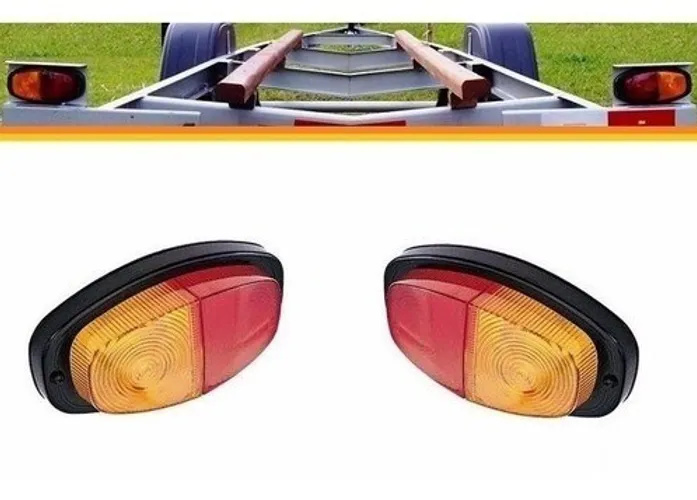 Kit Lanterna P/ Carretinha Reboque Barco Canoinha - PAR