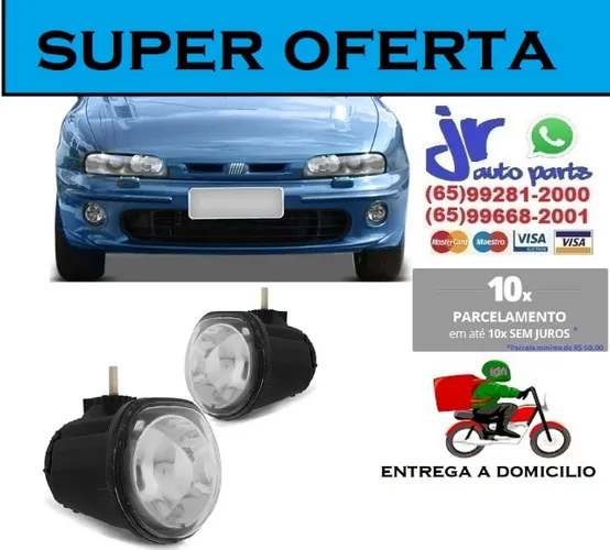Par Farol de Milha Marea 1998 a 2007 Auxiliar Neblina