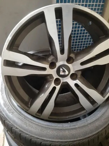Roda Aro 17 volcano Mercedes grafite com diamantado 4x100  