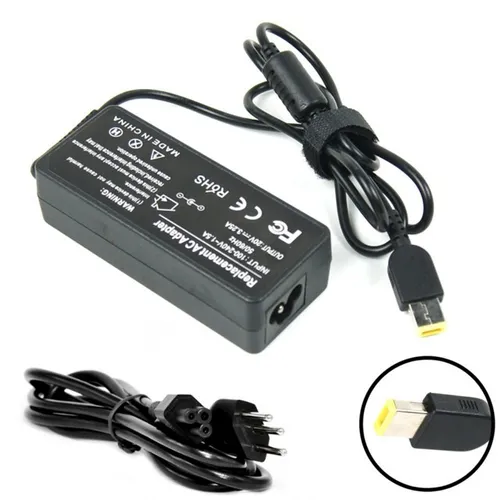 Fonte Carregador Para Notebook Lenovo 20v 3.25a 65w Plug Quadrado