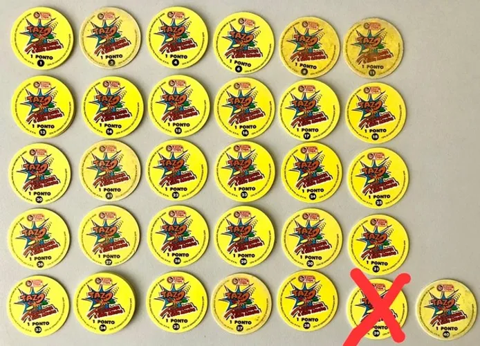 Tazo Looney Tunes Elma Chips 1997 (valor Unitário)