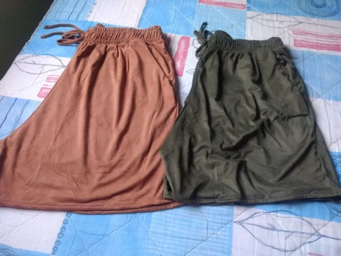 Shorts Novo unissex de veludo tamanho G2 e G3