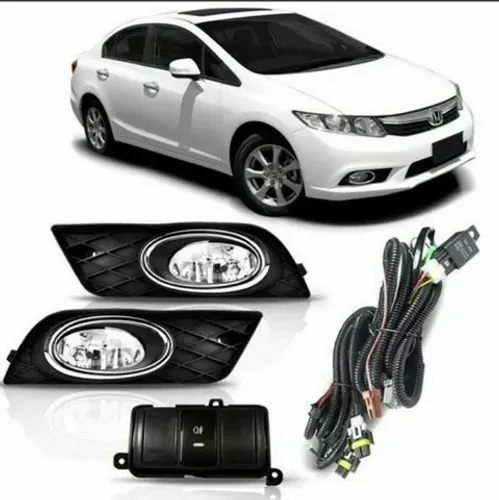 Kit farol de milha new civic 2012 2013 2014