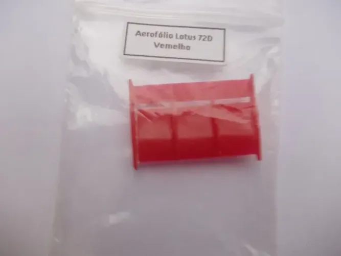 Autorama Lotus 72D Aerofólio vermelho novo/resina e.c.