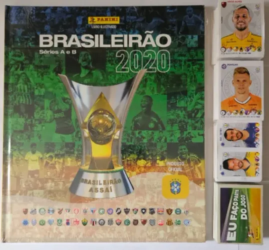 Álbum Campeonato Brasileiro 2020 - Capa Dura - Completo- Figurinhas Soltas.