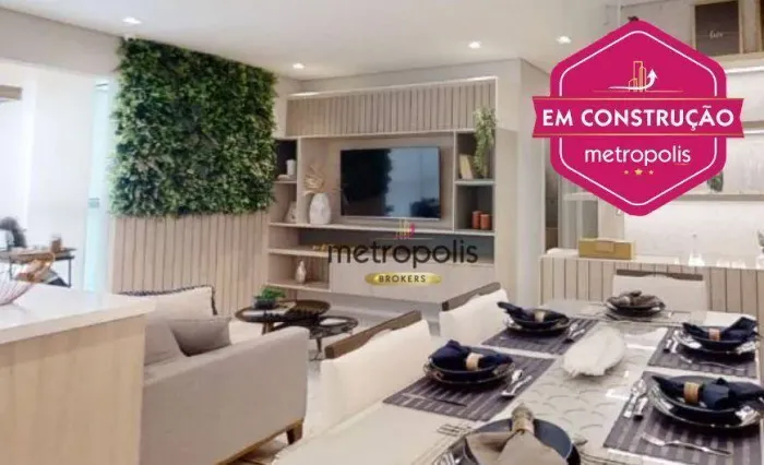 Apartamento Garden com 3 dormitórios à venda, 80 m² por R$ 889.000,00 - Jardim - Santo And