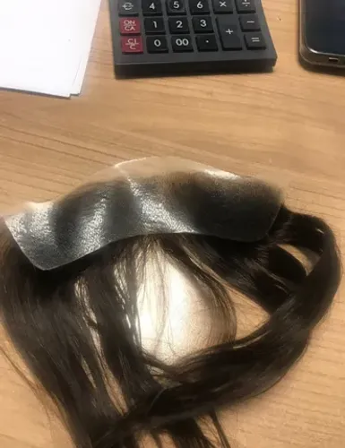 Tira para correção capilar de cabelo humano