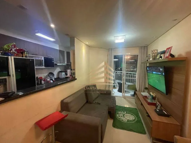 Apartamento 55m² com 2 dormitórios sendo 1 suíte, 2 vagas à venda, por R$ 410.000 - Vila E