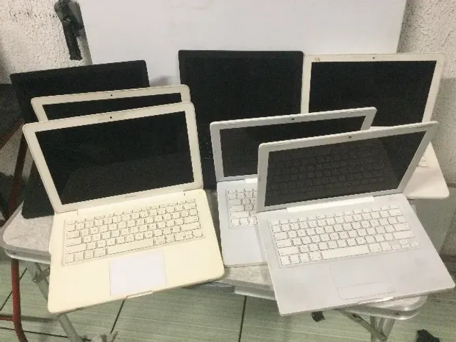 lote 7 macbook apple ano 2007 e 2009
