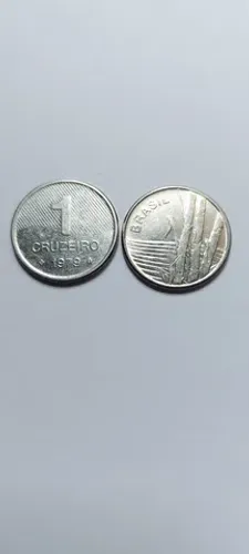 Moedas Antigas de 1 Cruzeiro - 1979 - SOB  
