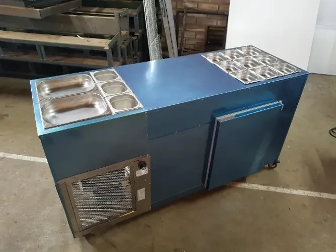 Balcão Refrigerado para Cachorro Quente de Inox 1,70m