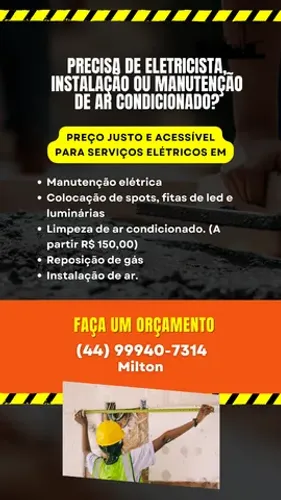 Instalação de ar condicionado, limpeza e manutenção