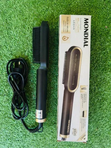 Escova Alisadora Black Gold Mondial EA-06 Bivolt