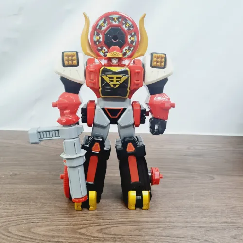 Brinquedo Power Rangers Bull<br>Megazord Com Canhão Gatling De