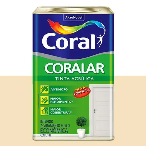 Tinta Coralar Marfim - Coral 18L