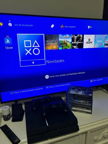 PlayStation 4 - 2TB - 2 Controles + 9 Jogos