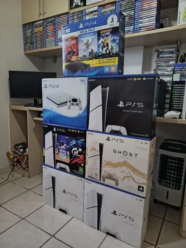 PS5 slim diversos modelos em estoque lacrados