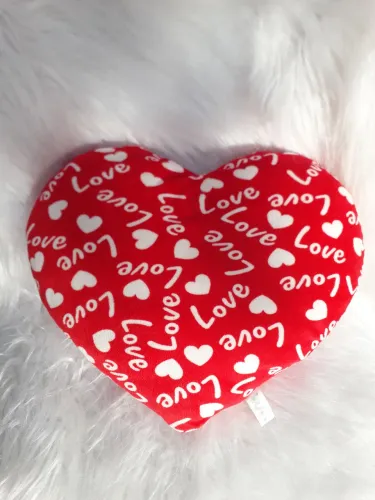 Almofada Coração Love vermelha Buba 40x35