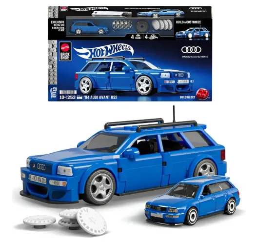 Hot Wheels Audi rs2 94 azul produto novo