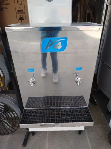 R1 Bebedouro 2 torneiras inox de água gelada A4