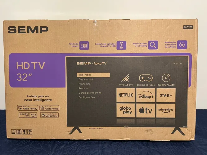 TV SEMP 32 polegadas Smart Roku TV