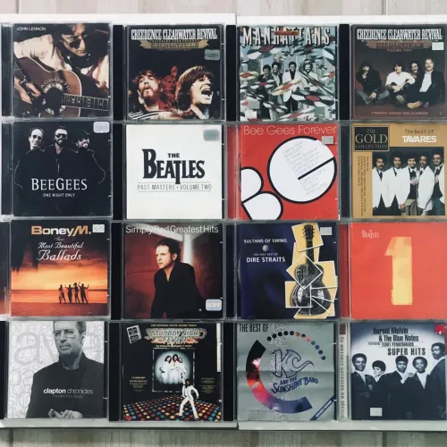 17CDBeeGeesDireStrait BeatlesCreedence