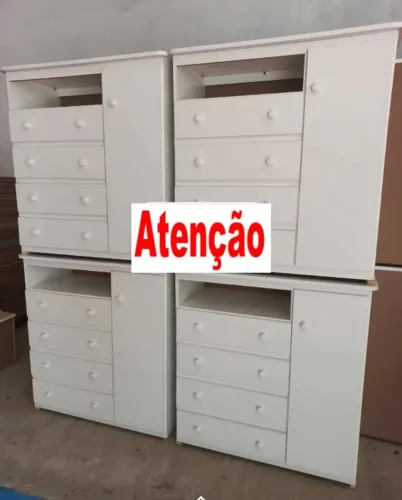 Cômoda Sapateira +4 Gavetas.